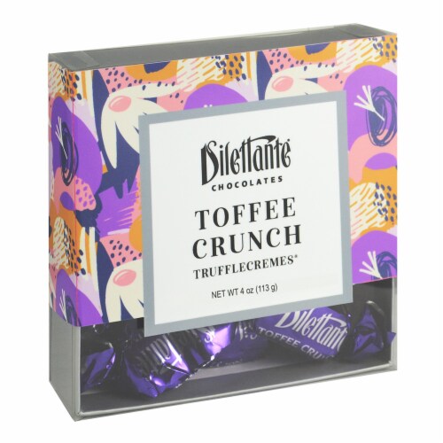 Dilettante Chocolates Toffee Crunch Trufflecremes Candy Perspective: front