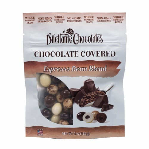 Dilettante Chocolates Espresso Beans Perspective: front
