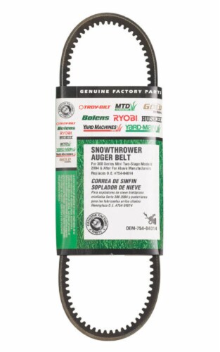 MTD OEM-754-04014 300 Series Snow Thrower Auger Belt Perspective: front