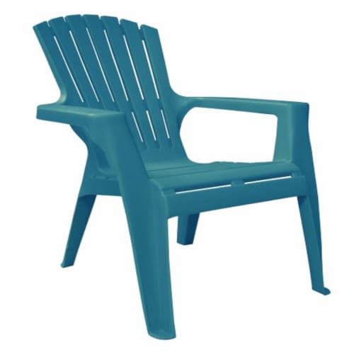 Adams Real Comfort Kids Adirondack Chair - Monaco Blue Perspective: front