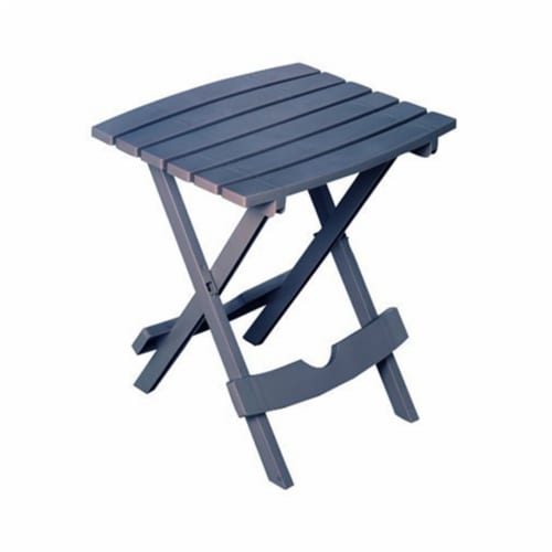 Adams Quik-Fold Side Table- Bluestone, 15 Perspective: front