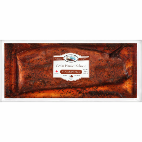 Cedar Bay Sugar & Spice Cedar Planked Farm Raised Salmon Perspective: front