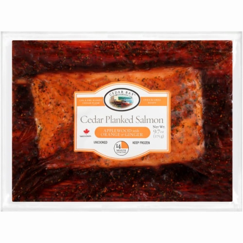 Cedar Bay™ Applewood Ginger Cedar Planked Salmon Perspective: front