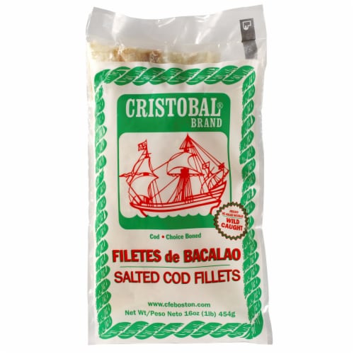 Cristobal® Salted Cod Fillets Perspective: front