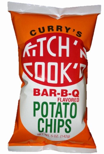 Curry's Kitchen Cook'D BBQ Potato Chips Perspective: front