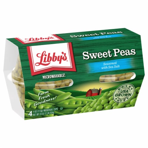 Libby's Sweet Peas Cups Perspective: front