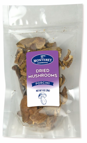 Monterey Mushrooms® Dried Porcini Mushrooms Perspective: front