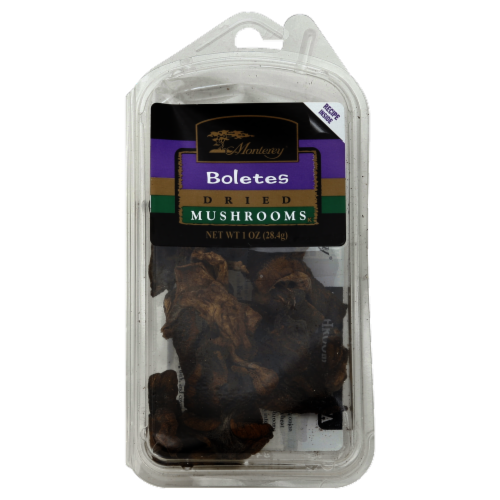 Monterey Dried Boletes Mushrooms Perspective: front