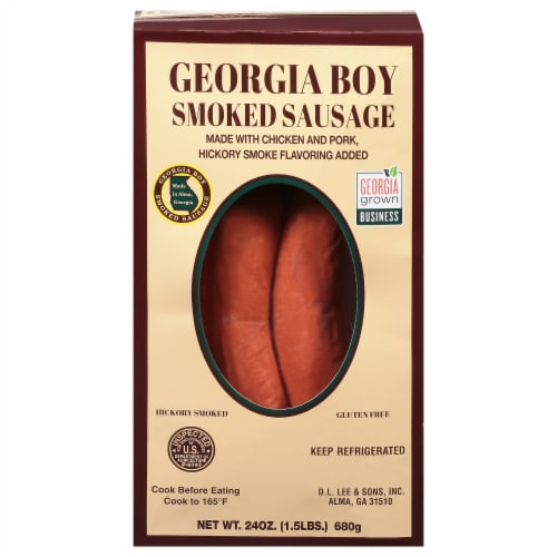 Georgia Boy Smoked Sausage Perspective: front