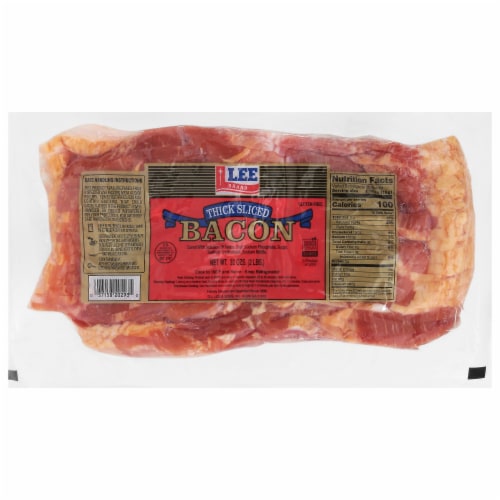 Lee Brand Smoked Sliced Bacon Perspective: front