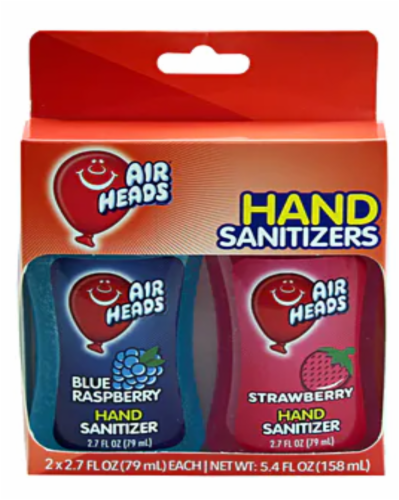 Airheads Blue Raspberrt & Strawberry Hand Sanitizer Perspective: front