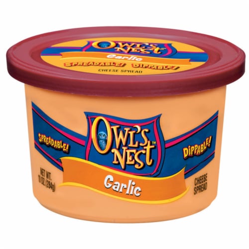 Owl's Nest Garlic Cheese Spread Perspective: front