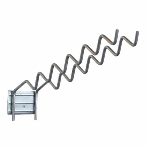 Southern Imperial 12 In. Chrome Store Display Ripple Garden Tool Hook Perspective: front