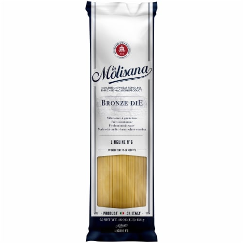 La Molisana Bronze Die Linguine Pasta Perspective: front
