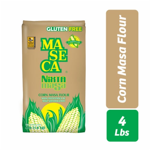 MASECA Nixtamasa Instant Corn Masa Flour 4 Lb Bag Perspective: front