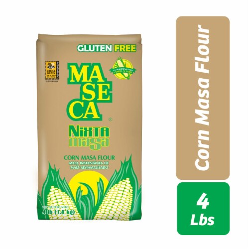 MASECA Nixtamasa Instant Corn Masa Flour 4 Lb Bag Perspective: front