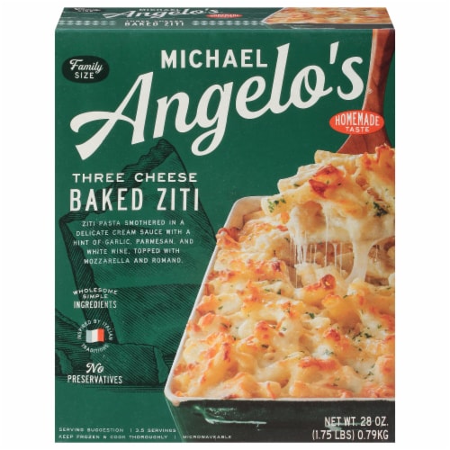 Michael Angelo's Three Cheese Baked Ziti Family Size Perspective: front