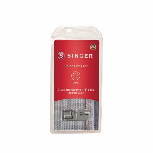 Singer 250026006 Narrow Rolled Hem Foot Perspective: front