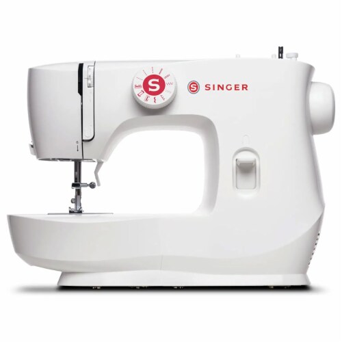 Singer MX60 Sewing Machine with 57 Stitch Applications and Accessories, White Perspective: front