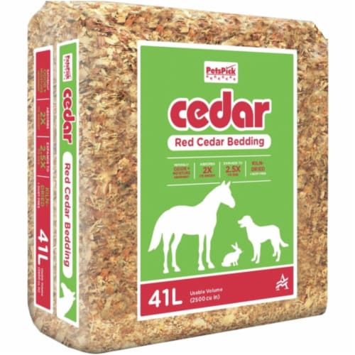 Red shop cedar bedding