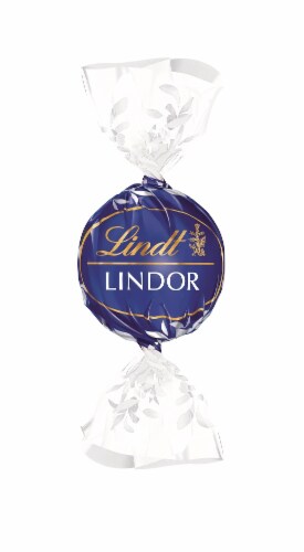 Lindt LINDOR Dark Chocolate Truffle Perspective: front