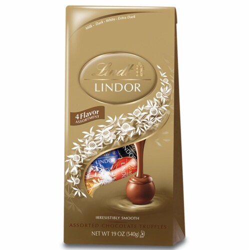 Lindt Milk Chocolate Lindor Truffles, 1.18 lb Perspective: front