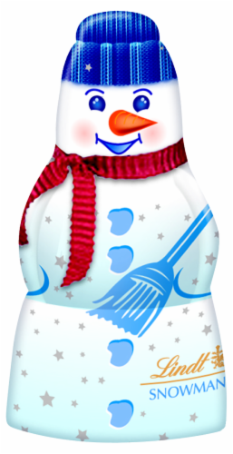 Lindt Chocolate Snowman Perspective: front