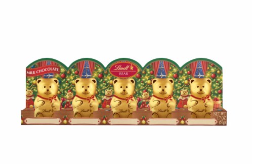 Lindt Holiday Bear Milk Chocolate Perspective: front
