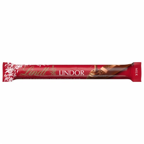 Lindt LINDOR Milk Chocolate Candy Truffle Stick Perspective: front