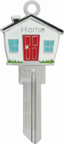 3D Keys Sculpted House Key - Multi-Color Perspective: front