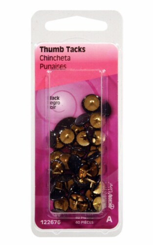 Hillman Blue Push Pins 40 pk Hillman Blue Push Pins 40 pk