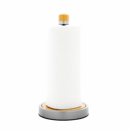 Kamenstein Bamboo Perfect Tear Paper Towel Holder Perspective: front