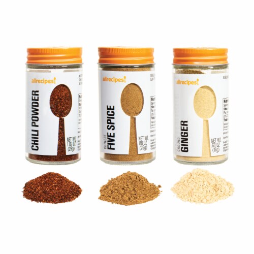Allrecipes Taste of Asia Spice Set in Hanging Box Perspective: front