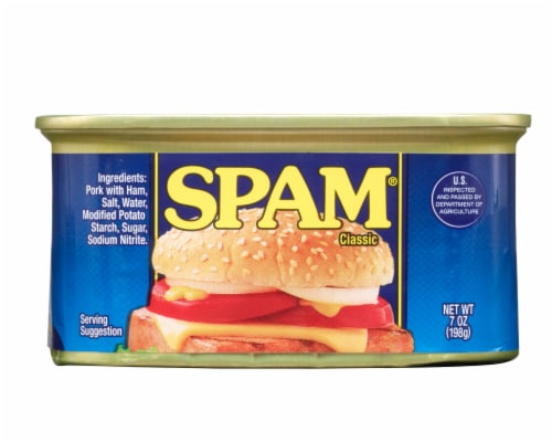 Spam Classic Canned Meat Perspective: front