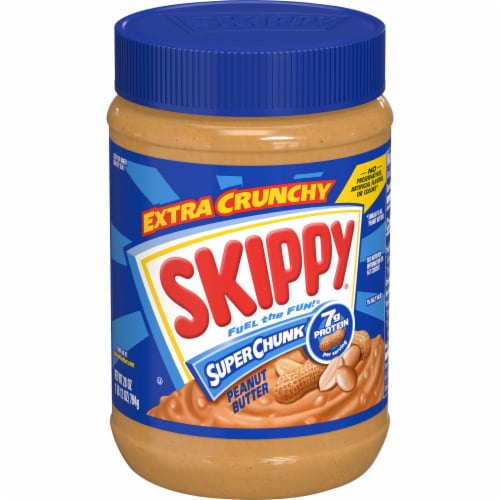 Skippy® Super Chunk® Extra Crunchy Peanut Butter Spread Perspective: front