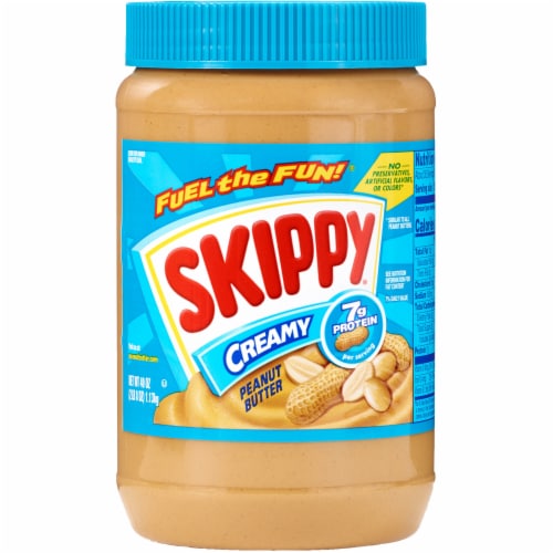 Skippy® Creamy Peanut Butter Spread Perspective: front