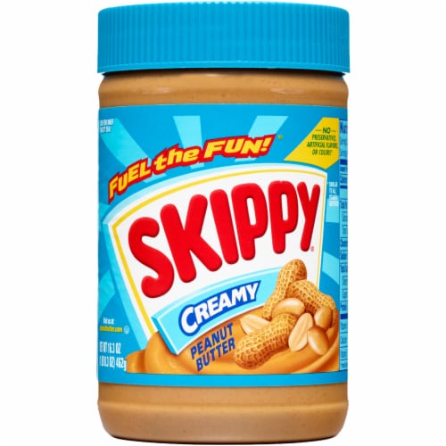 Skippy® Creamy Peanut Butter Spread Perspective: front