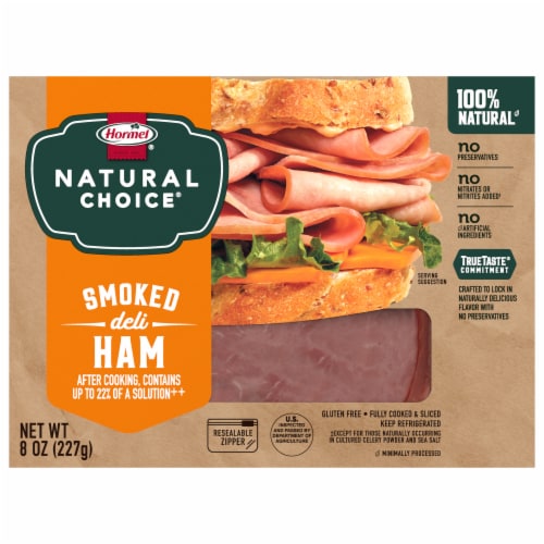 Hormel® Natural Choice® Smoked Ham Deli Meat Perspective: front