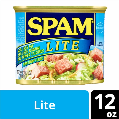 SPAM® Lite Canned Luncheon Meat Perspective: front
