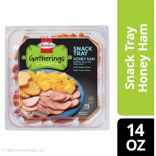 Hormel Gatherings® Honey Ham and Turkey with Cheese and Crackers Deli Party  Tray, 1.75 lb - Food 4 Less