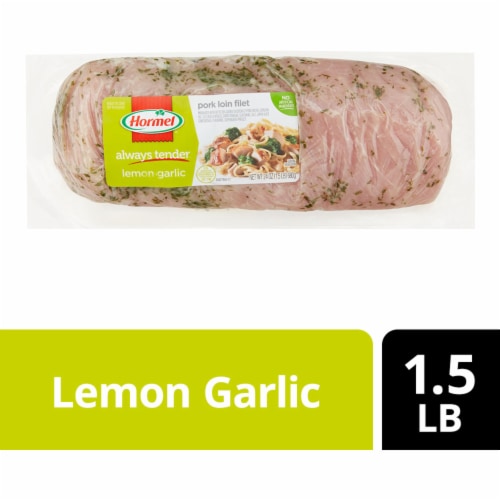 Hormel® Lemon Garlic Pork Loin Filet Perspective: front