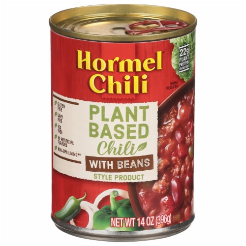 Hormel® Plant Based Chili with Beans Perspective: front