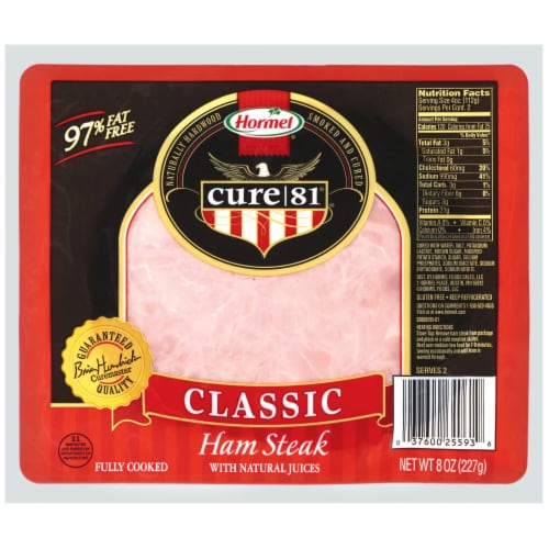 Hormel Cure 81 Classic Ham Steak Perspective: front
