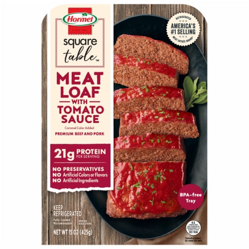 Hormel® Homestyle Meatloaf With Tomato Sauce Fully Cooked Entree, 15 Oz. Perspective: front