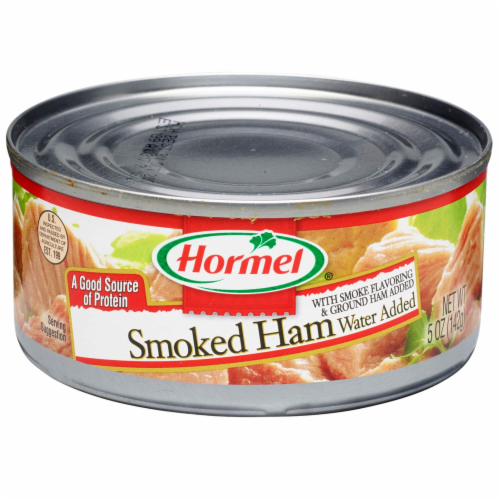 Hormel Canned Chunk Smoked Ham Perspective: front
