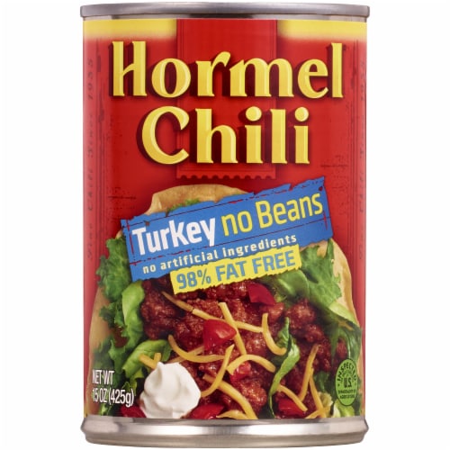 Hormel No Beans Turkey Chili Perspective: front