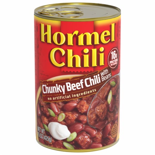 Hormel® Chunky Beef Chili with Beans Perspective: front