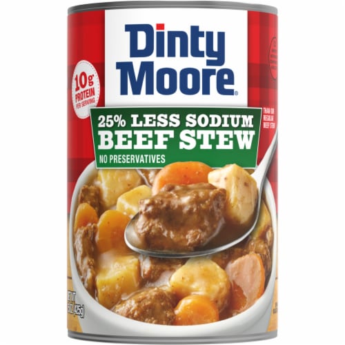Dinty Moore® 25% Less Sodium Beef Stew Perspective: front