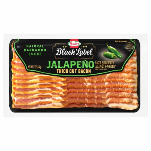 Hormel® Black Label® Jalapeno Thick Cut Bacon Perspective: front