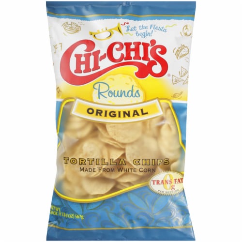 Chi-Chi's Rounds Original Tortilla Chips Perspective: front